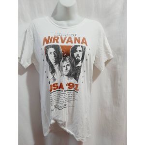 Cotton On White Nirvana Graphic Tee